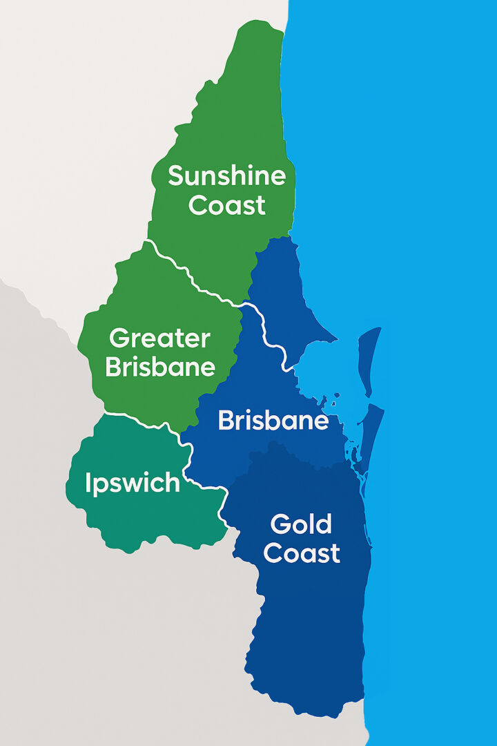 Bris Postcode Map Delivery Areas - Brisbane City Skips